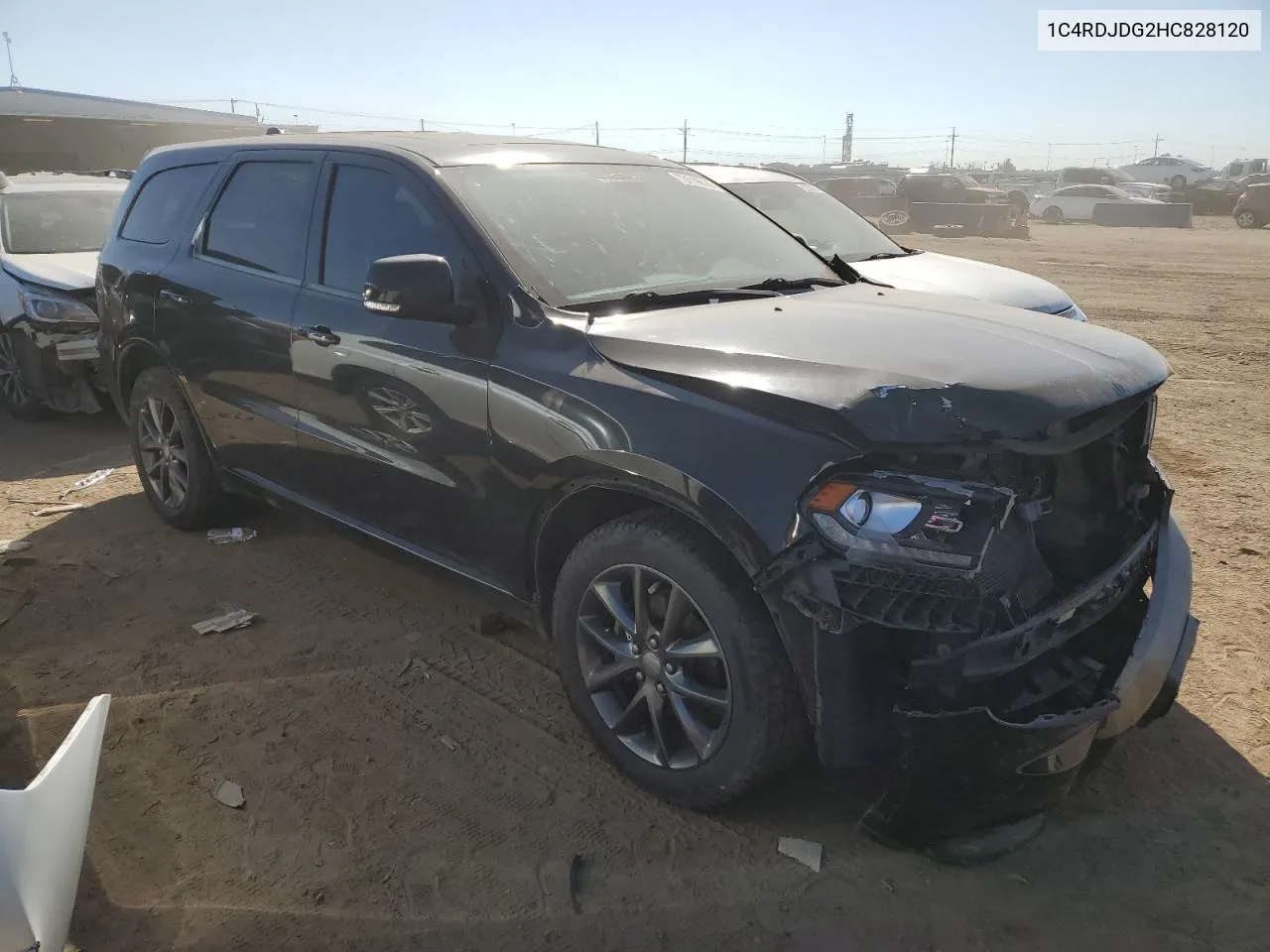 1C4RDJDG2HC828120 2017 Dodge Durango Gt