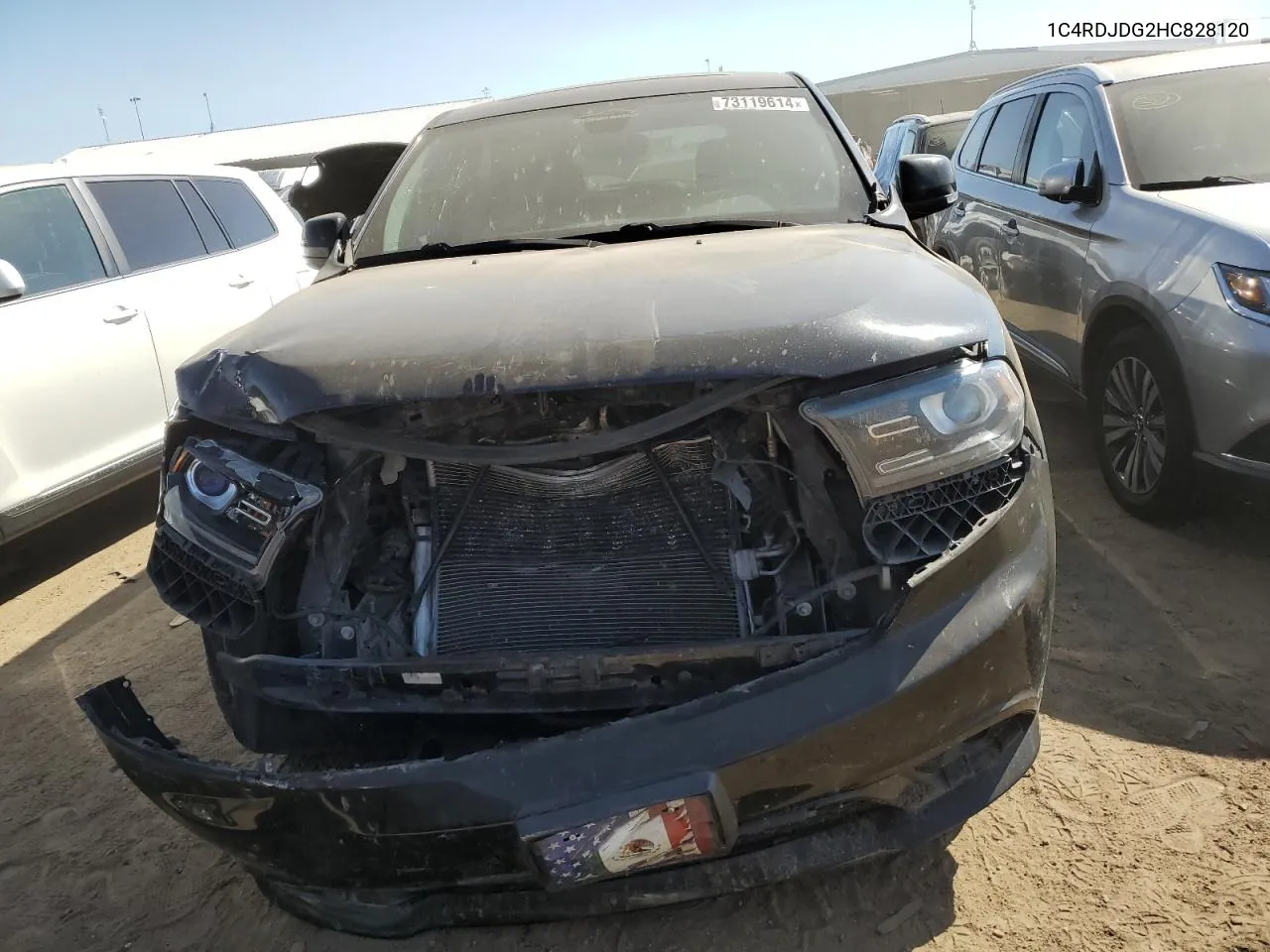 1C4RDJDG2HC828120 2017 Dodge Durango Gt