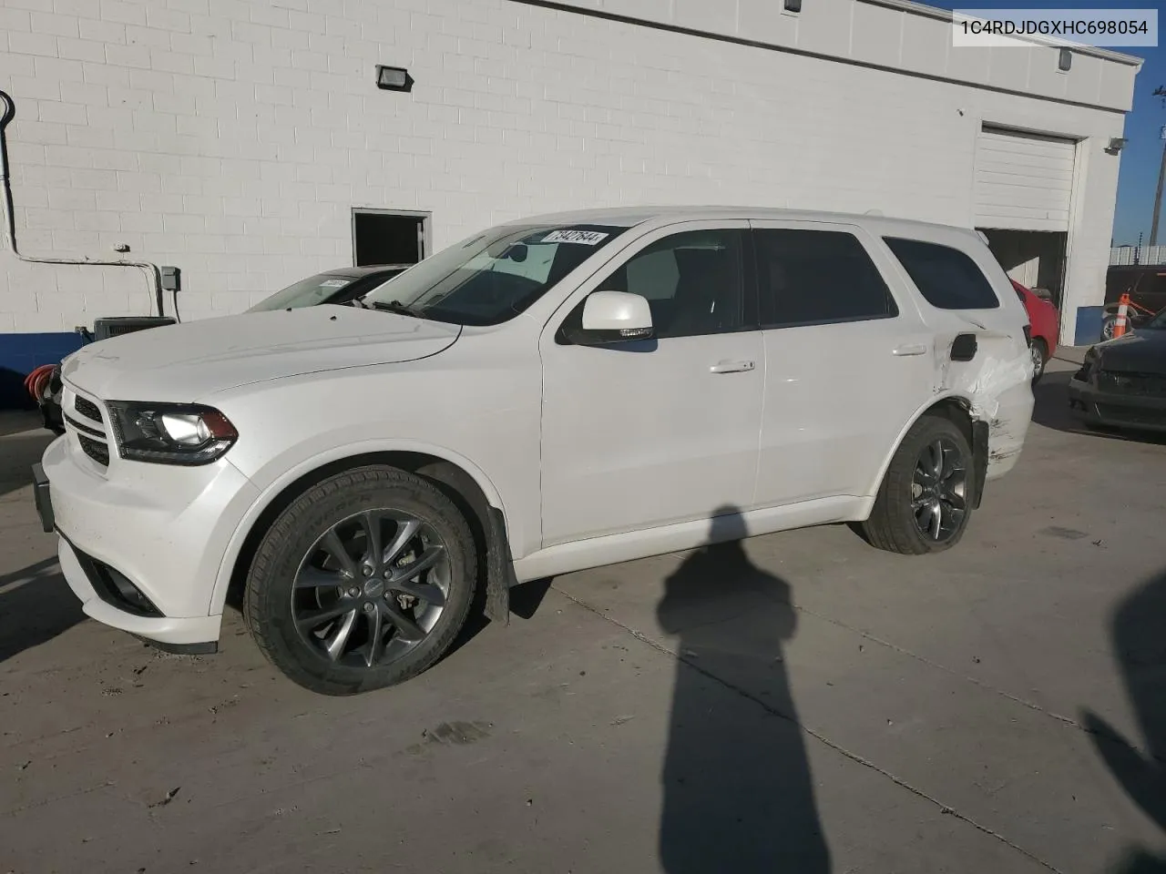 2017 Dodge Durango Gt VIN: 1C4RDJDGXHC698054 Lot: 73427644