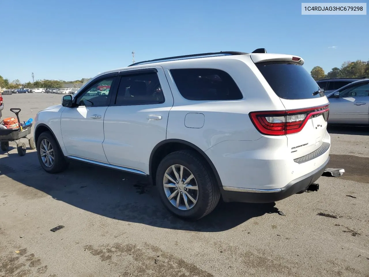 2017 Dodge Durango Sxt VIN: 1C4RDJAG3HC679298 Lot: 73491344