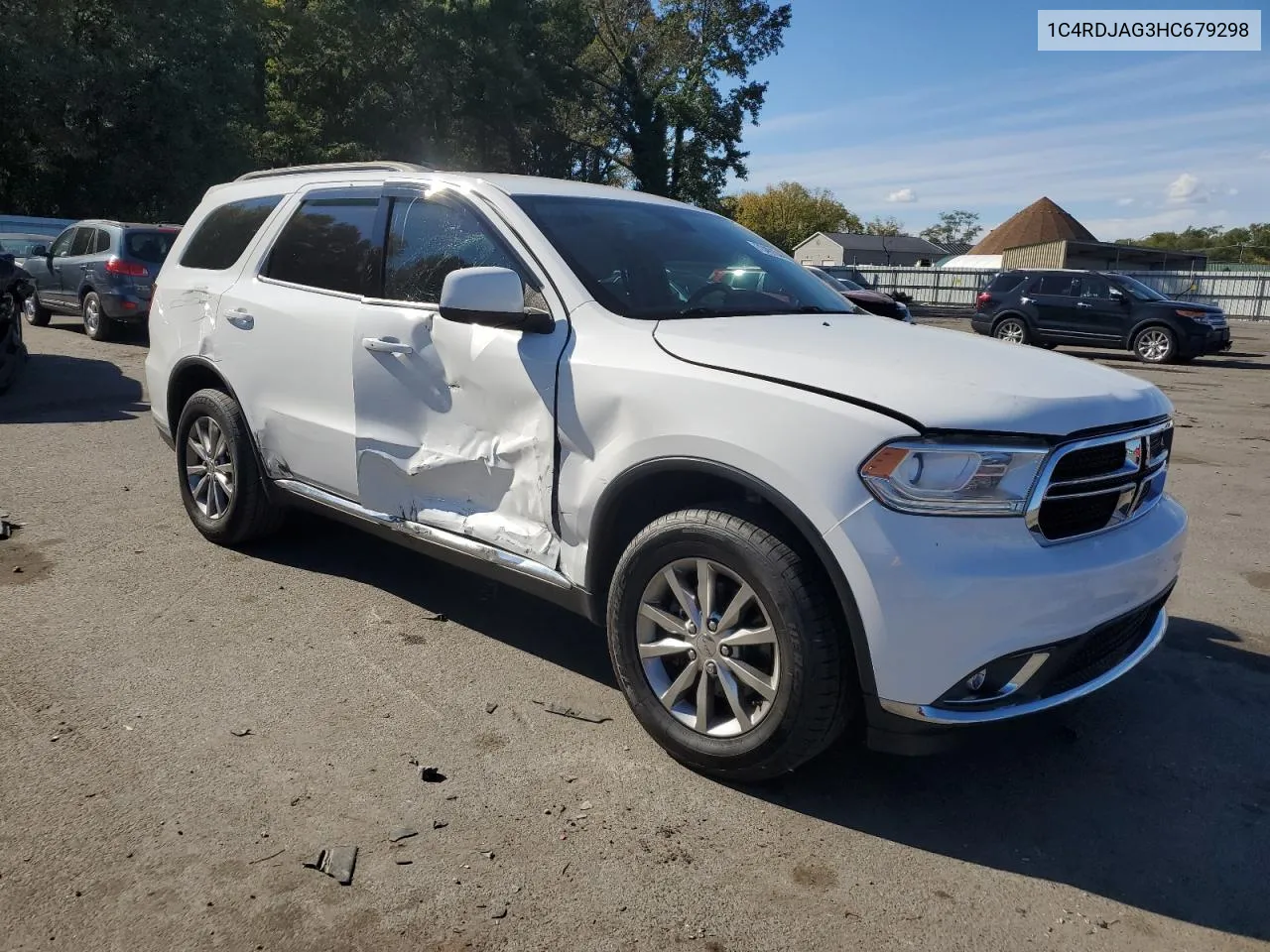 2017 Dodge Durango Sxt VIN: 1C4RDJAG3HC679298 Lot: 73491344