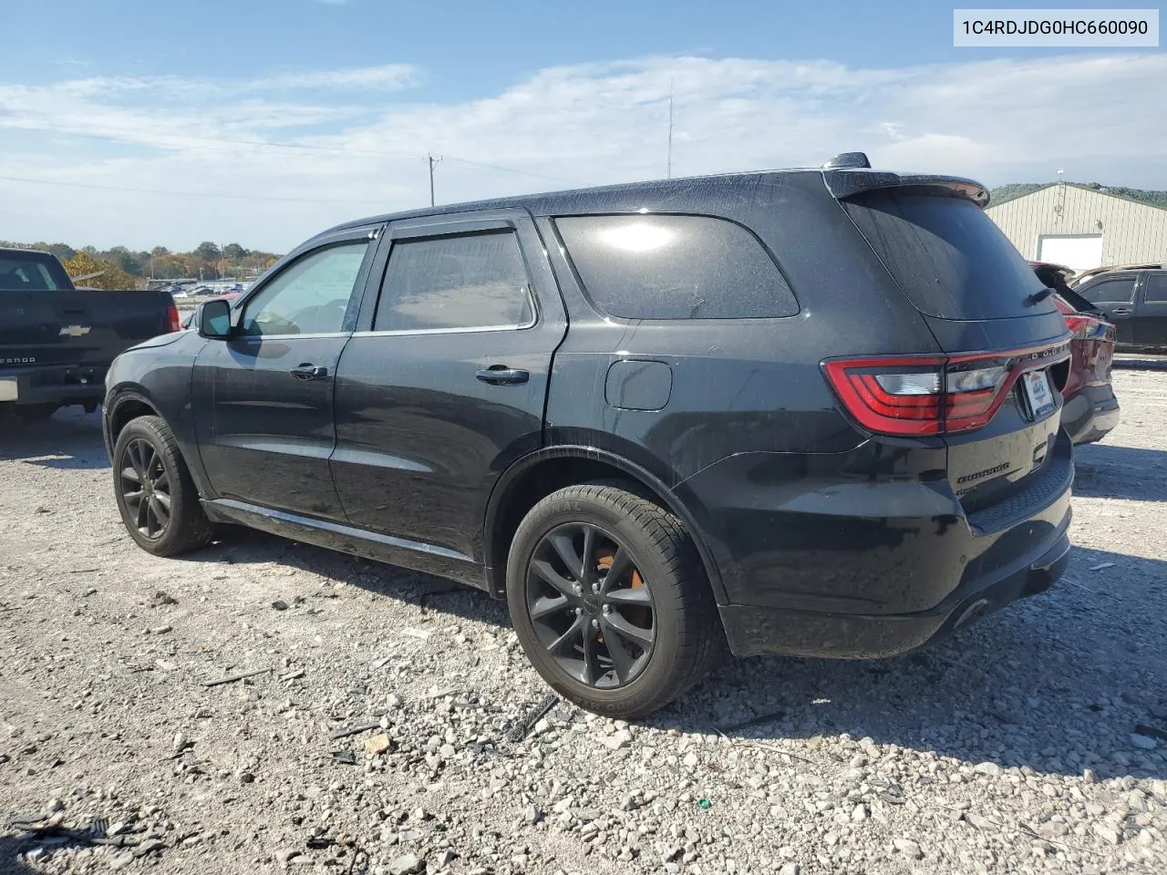 2017 Dodge Durango Gt VIN: 1C4RDJDG0HC660090 Lot: 73544024