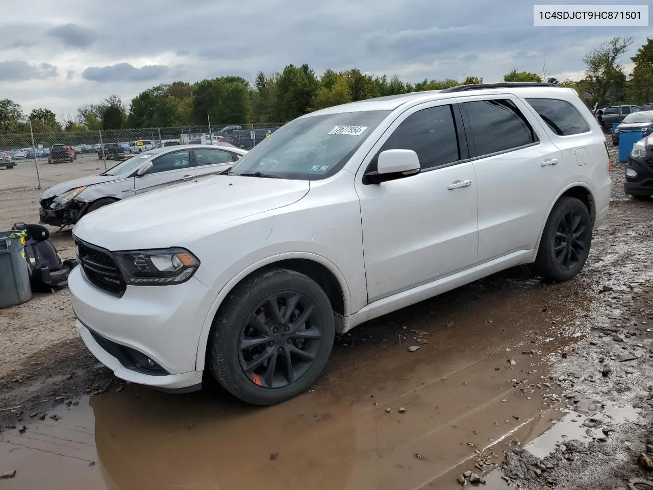 2017 Dodge Durango R/T VIN: 1C4SDJCT9HC871501 Lot: 73677954