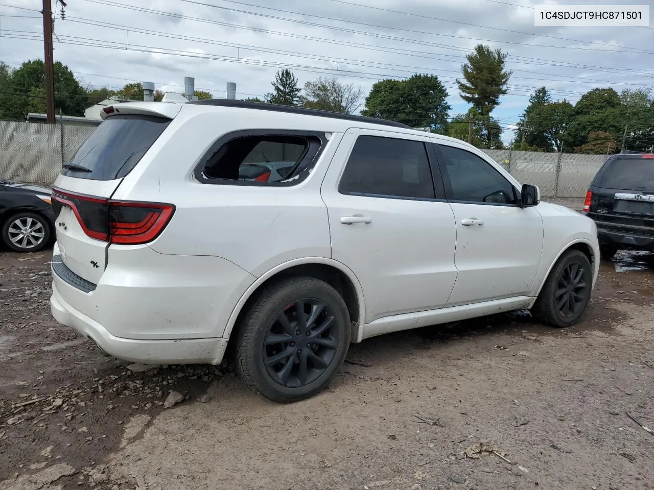 2017 Dodge Durango R/T VIN: 1C4SDJCT9HC871501 Lot: 73677954