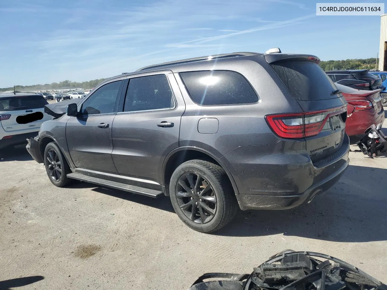 2017 Dodge Durango Gt VIN: 1C4RDJDG0HC611634 Lot: 74110754