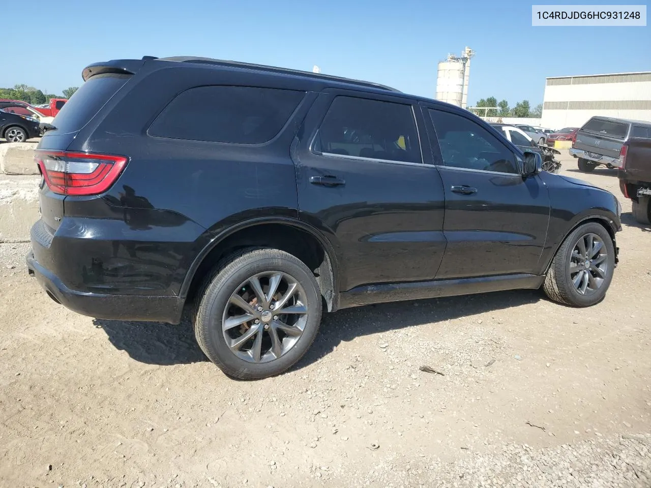 2017 Dodge Durango Gt VIN: 1C4RDJDG6HC931248 Lot: 74193174