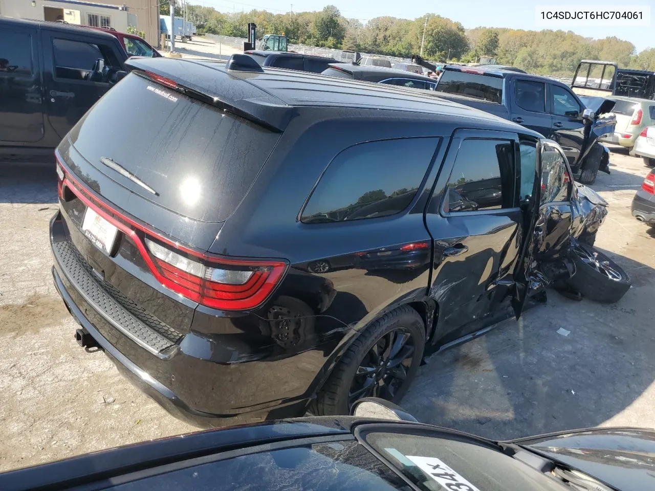 2017 Dodge Durango R/T VIN: 1C4SDJCT6HC704061 Lot: 74509004