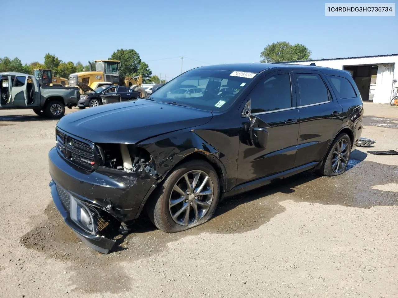 1C4RDHDG3HC736734 2017 Dodge Durango Gt