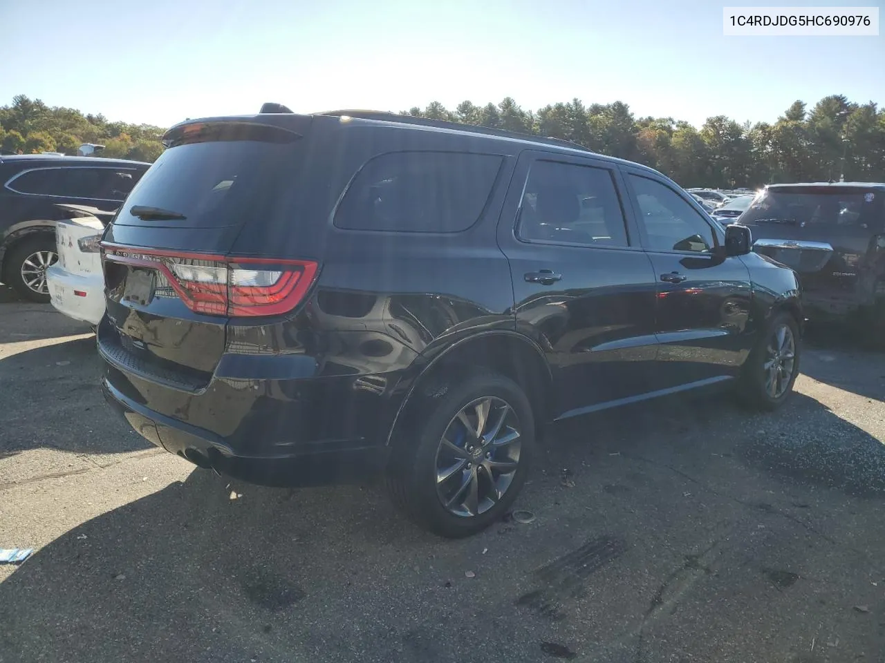 2017 Dodge Durango Gt VIN: 1C4RDJDG5HC690976 Lot: 74952164