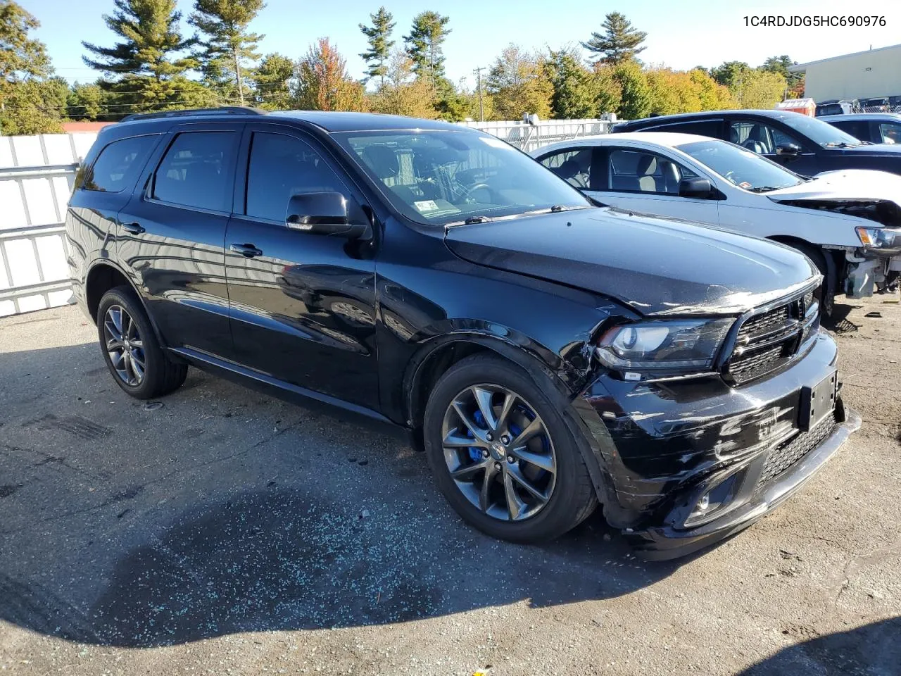 1C4RDJDG5HC690976 2017 Dodge Durango Gt