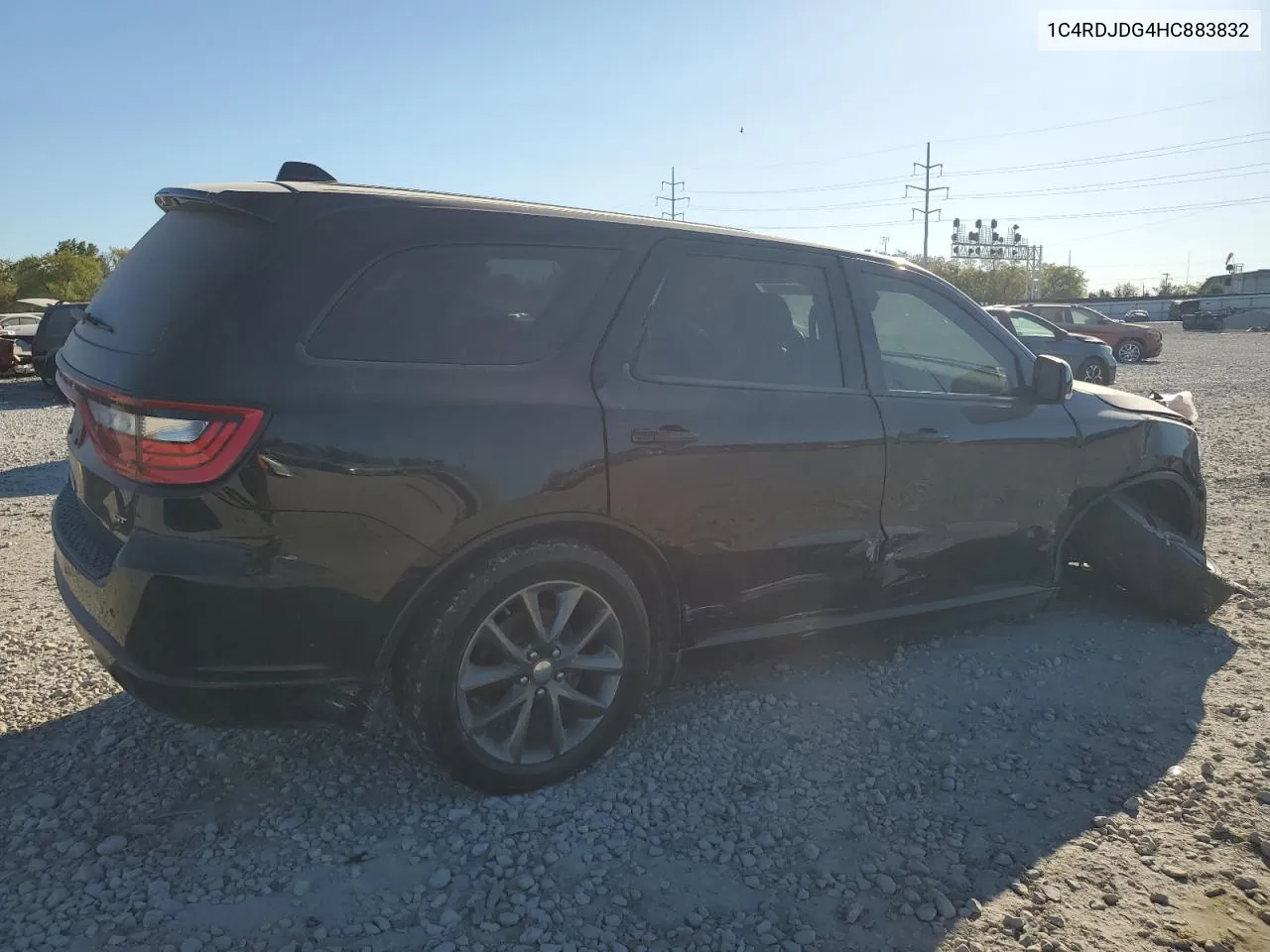 2017 Dodge Durango Gt VIN: 1C4RDJDG4HC883832 Lot: 74964664