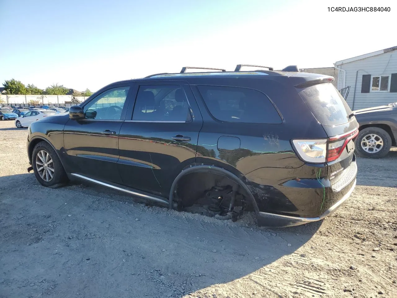 2017 Dodge Durango Sxt VIN: 1C4RDJAG3HC884040 Lot: 75099844