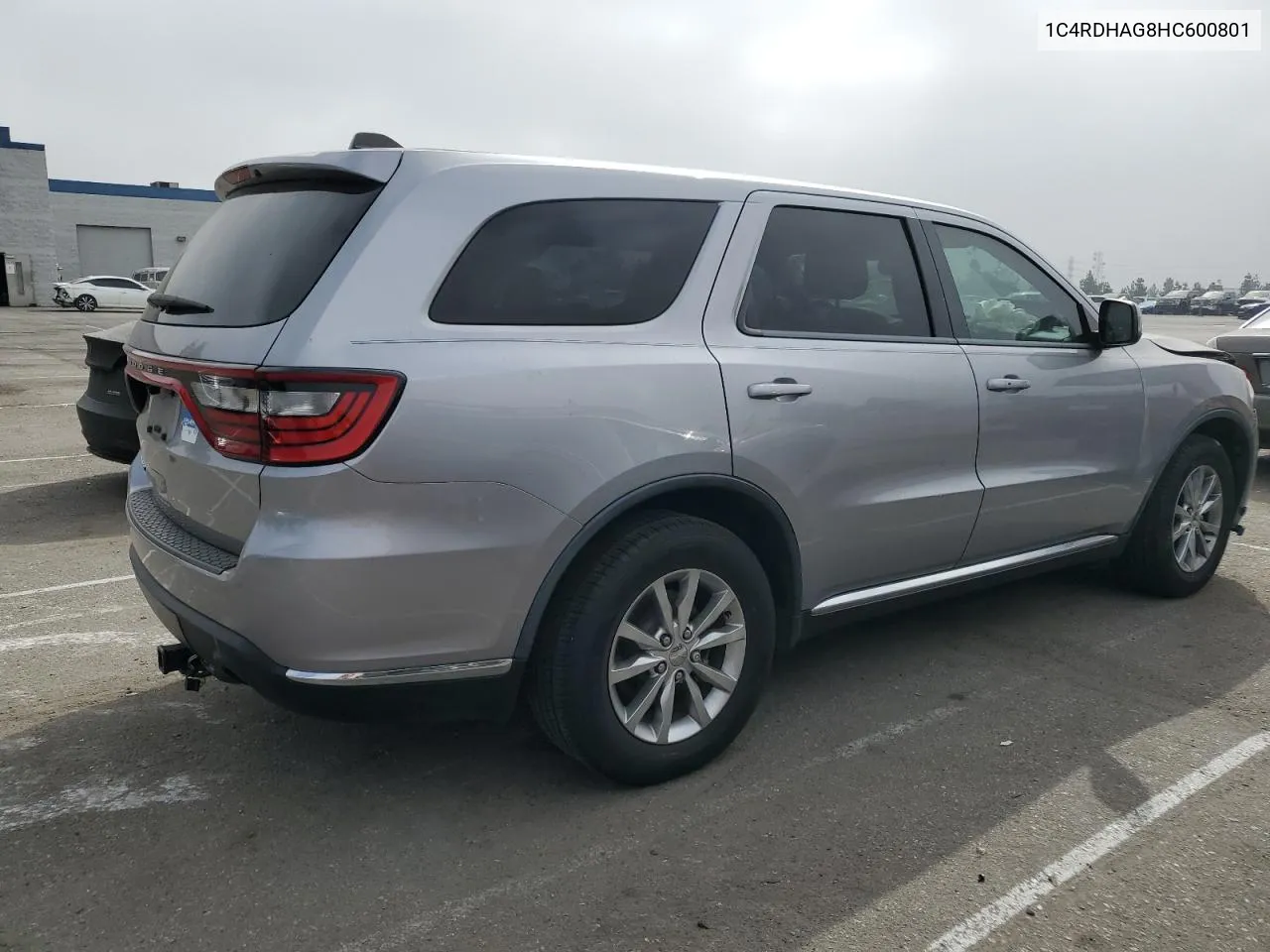 2017 Dodge Durango Sxt VIN: 1C4RDHAG8HC600801 Lot: 75545184