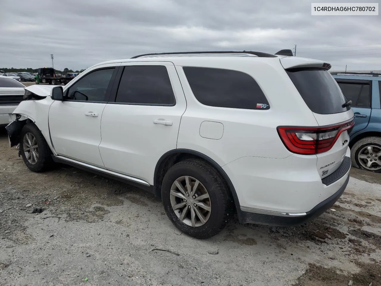 2017 Dodge Durango Sxt VIN: 1C4RDHAG6HC780702 Lot: 75589614