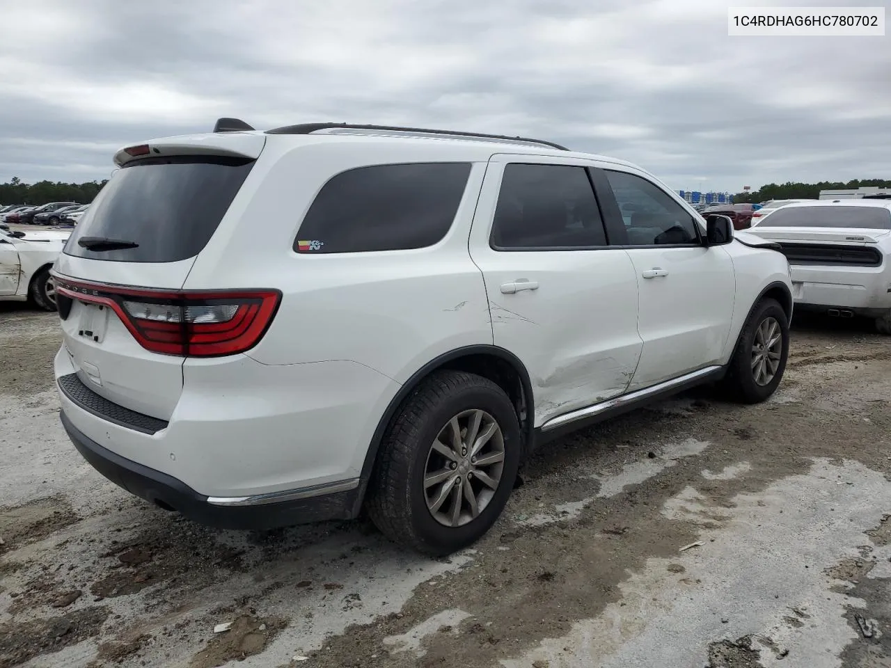 2017 Dodge Durango Sxt VIN: 1C4RDHAG6HC780702 Lot: 75589614