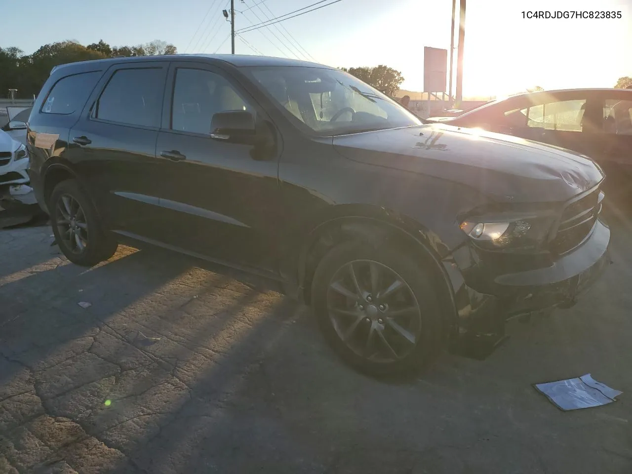 2017 Dodge Durango Gt VIN: 1C4RDJDG7HC823835 Lot: 75643984