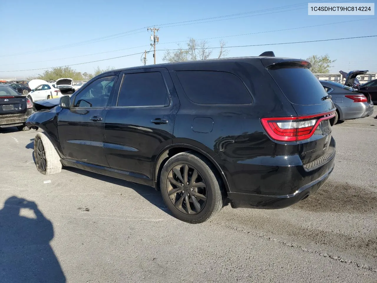 2017 Dodge Durango R/T VIN: 1C4SDHCT9HC814224 Lot: 75688374