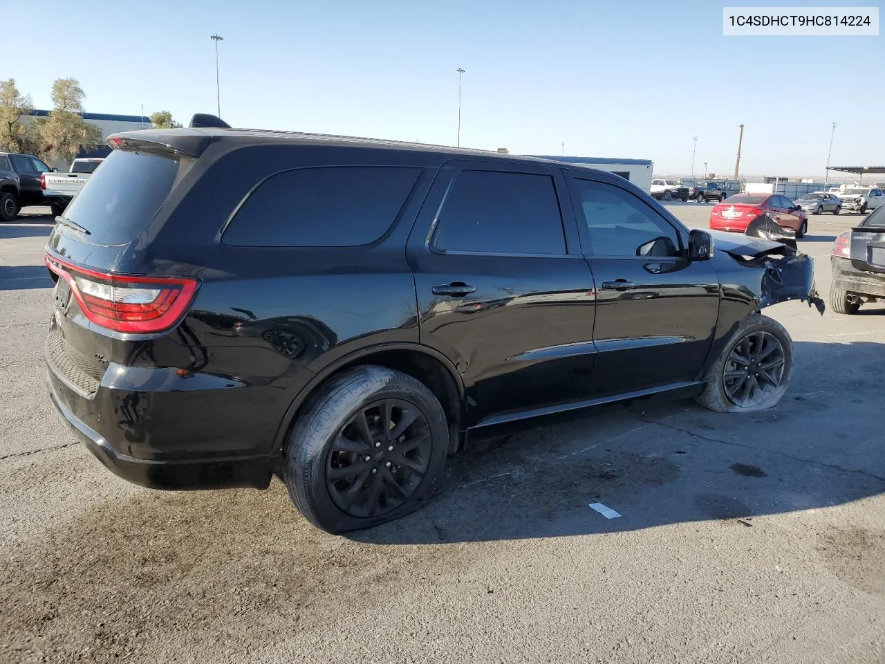 2017 Dodge Durango R/T VIN: 1C4SDHCT9HC814224 Lot: 75688374