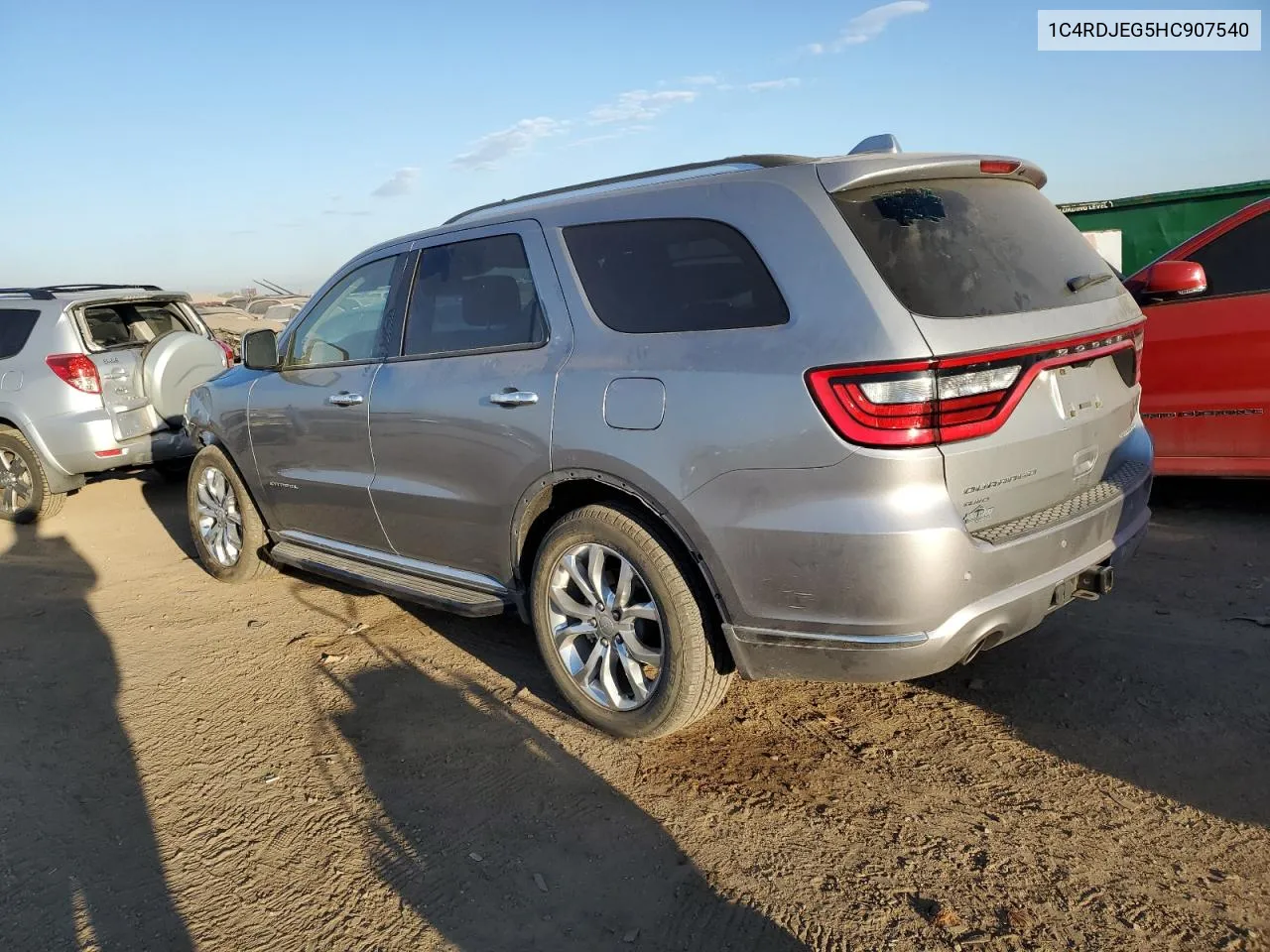 2017 Dodge Durango Citadel VIN: 1C4RDJEG5HC907540 Lot: 75717424