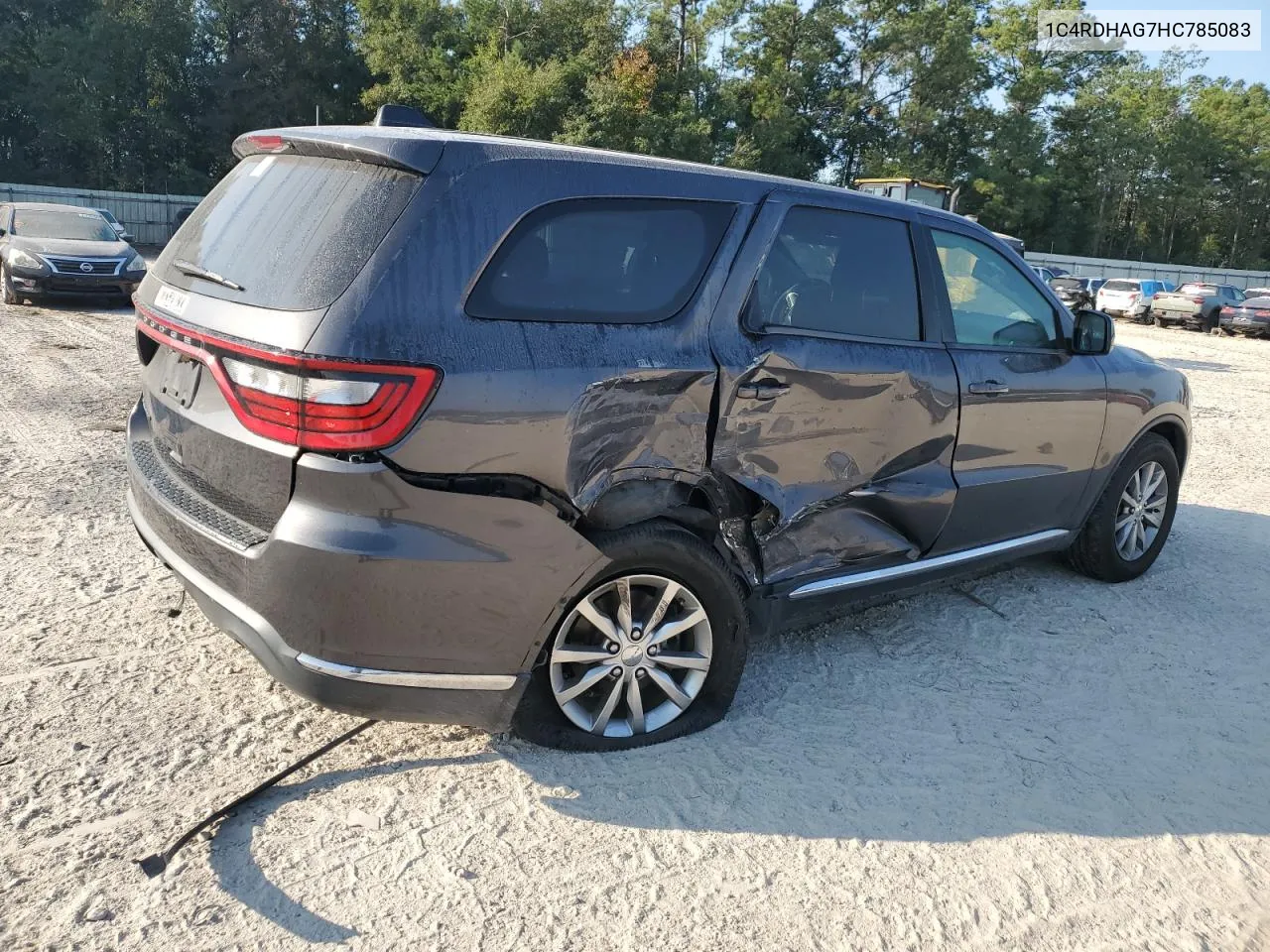 2017 Dodge Durango Sxt VIN: 1C4RDHAG7HC785083 Lot: 75878274