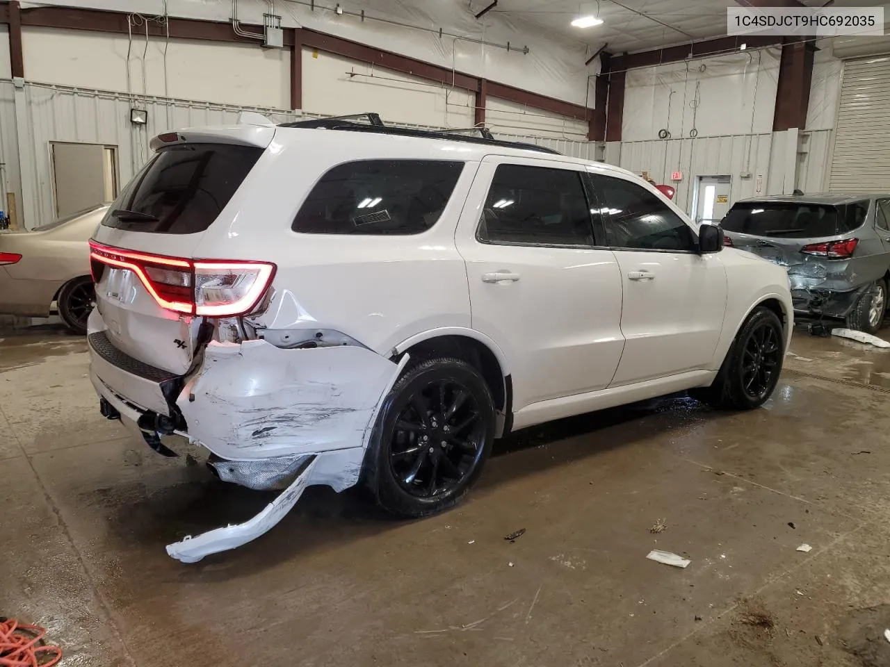 2017 Dodge Durango R/T VIN: 1C4SDJCT9HC692035 Lot: 75937114