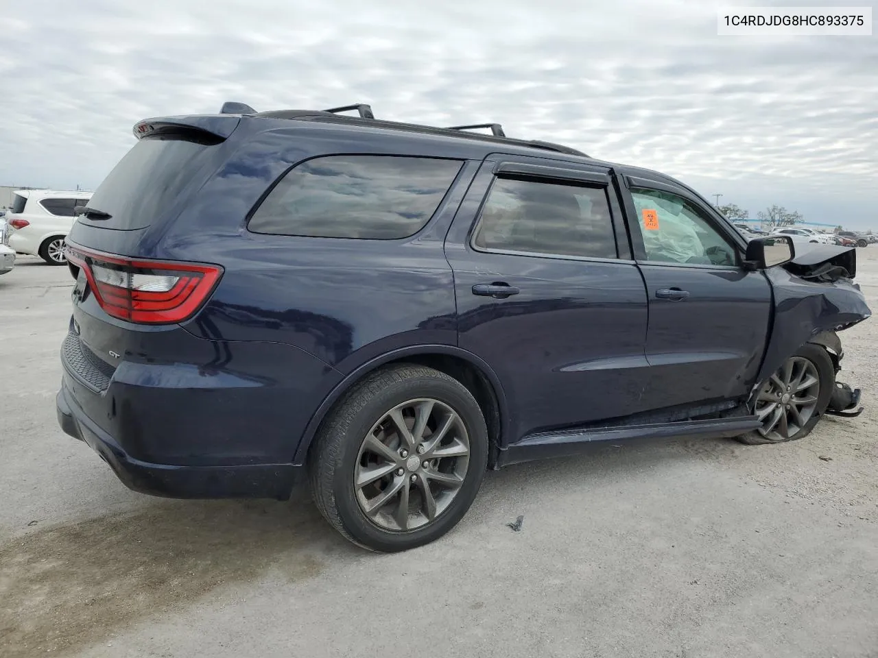 2017 Dodge Durango Gt VIN: 1C4RDJDG8HC893375 Lot: 76291284