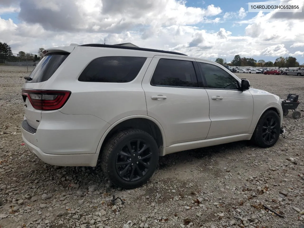 2017 Dodge Durango Gt VIN: 1C4RDJDG3HC652856 Lot: 76343764