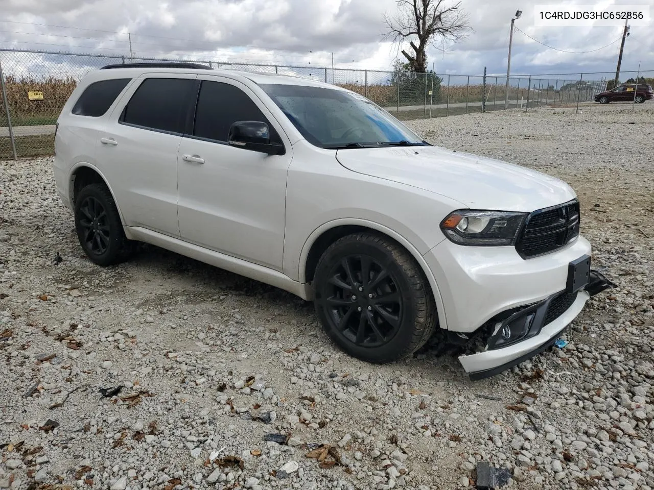 2017 Dodge Durango Gt VIN: 1C4RDJDG3HC652856 Lot: 76343764