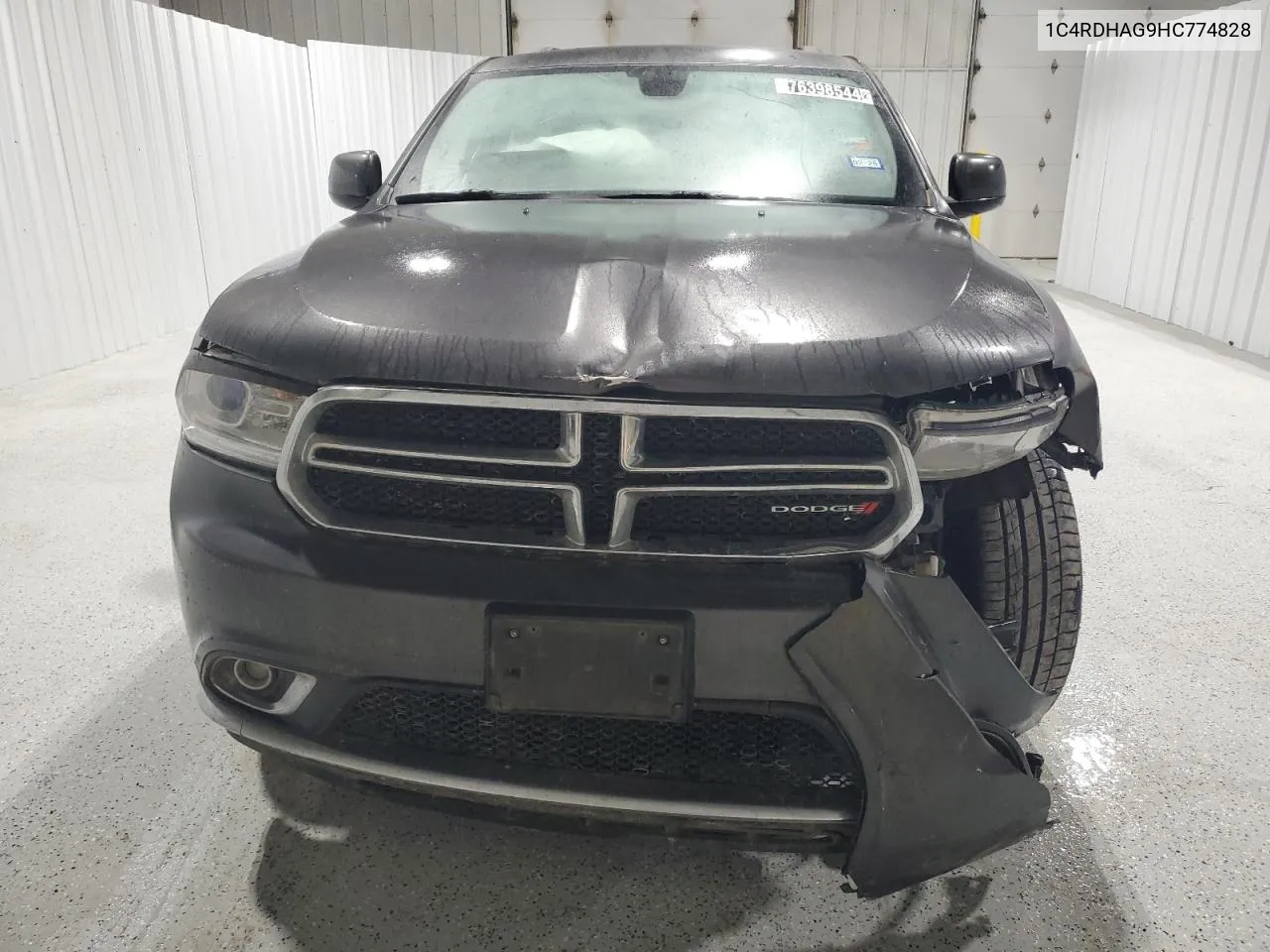 2017 Dodge Durango Sxt VIN: 1C4RDHAG9HC774828 Lot: 76398544