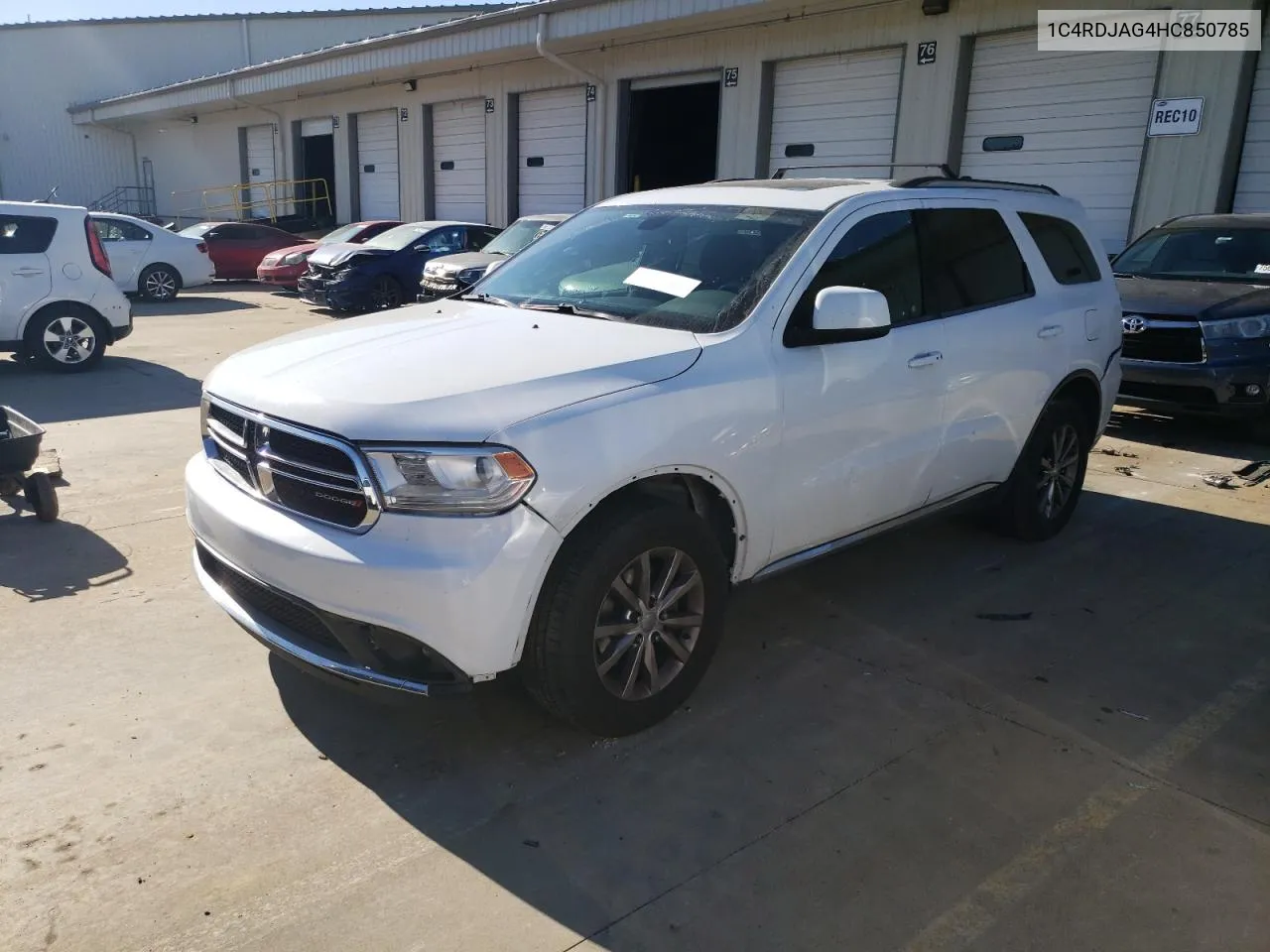 2017 Dodge Durango Sxt VIN: 1C4RDJAG4HC850785 Lot: 76446194