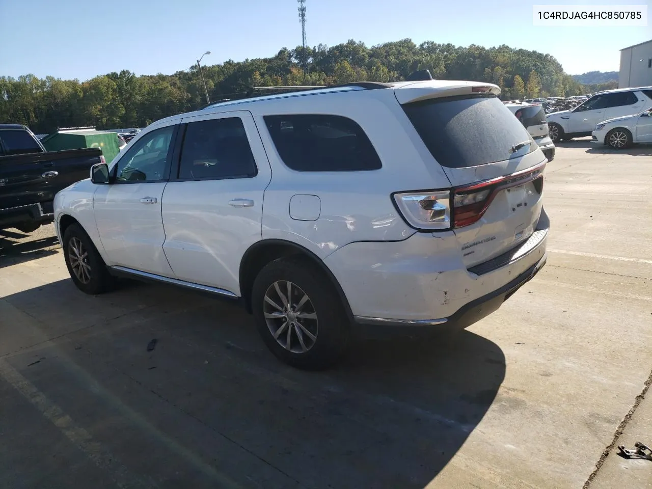 2017 Dodge Durango Sxt VIN: 1C4RDJAG4HC850785 Lot: 76446194