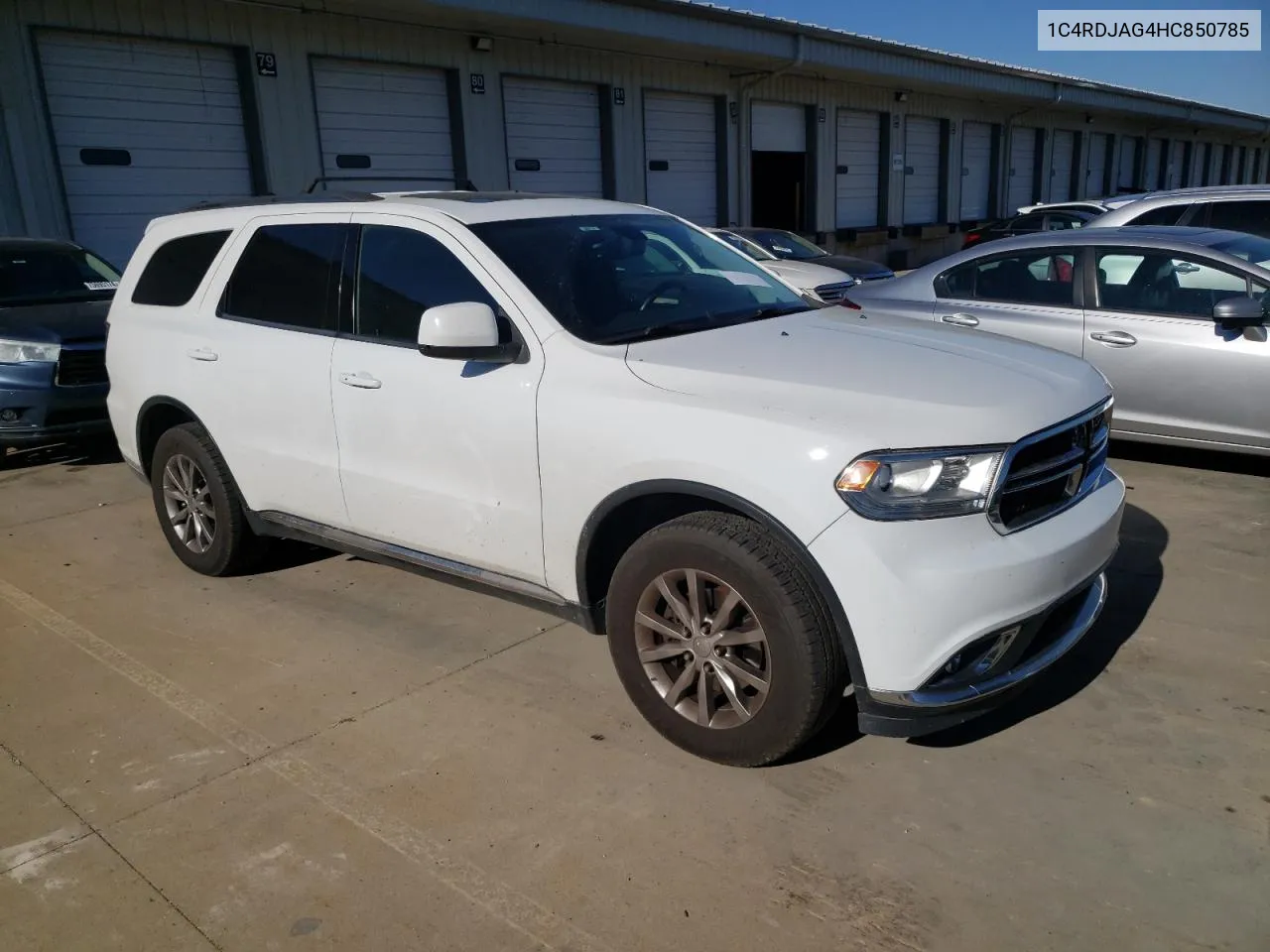 2017 Dodge Durango Sxt VIN: 1C4RDJAG4HC850785 Lot: 76446194