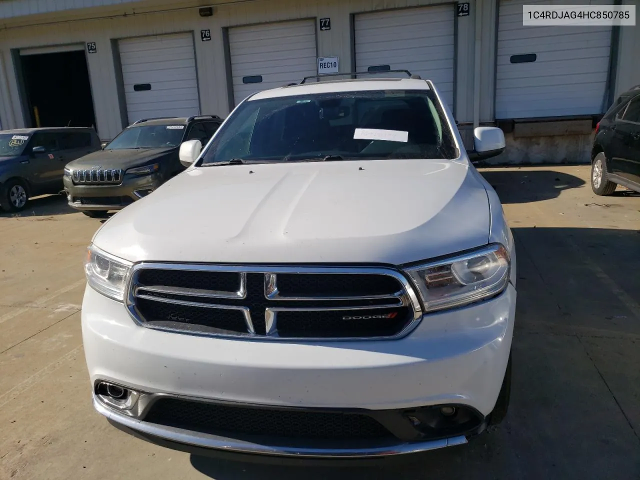 2017 Dodge Durango Sxt VIN: 1C4RDJAG4HC850785 Lot: 76446194