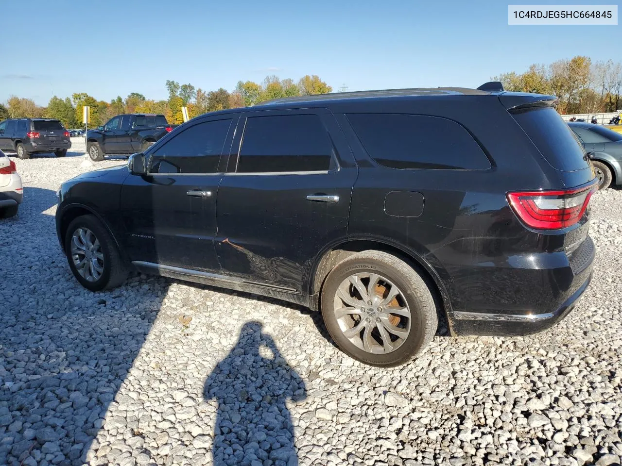 2017 Dodge Durango Citadel VIN: 1C4RDJEG5HC664845 Lot: 76539944