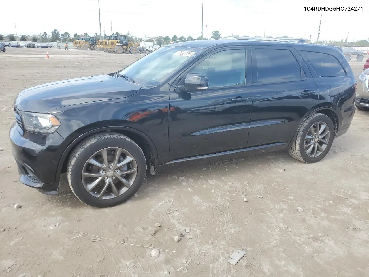 2017 Dodge Durango Gt VIN: 1C4RDHDG6HC724271 Lot: 76587564