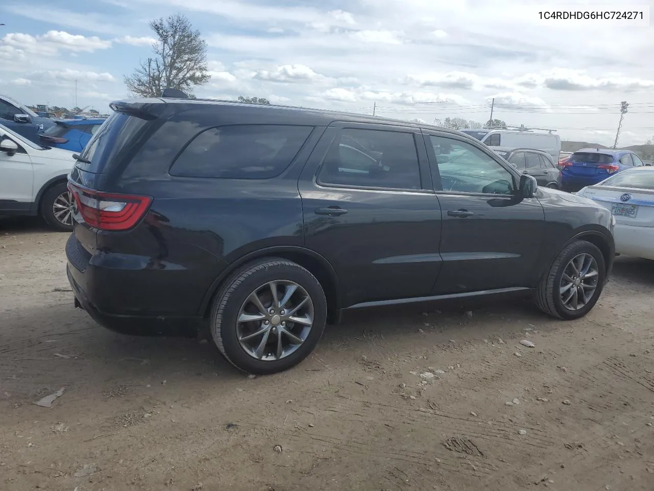 2017 Dodge Durango Gt VIN: 1C4RDHDG6HC724271 Lot: 76587564