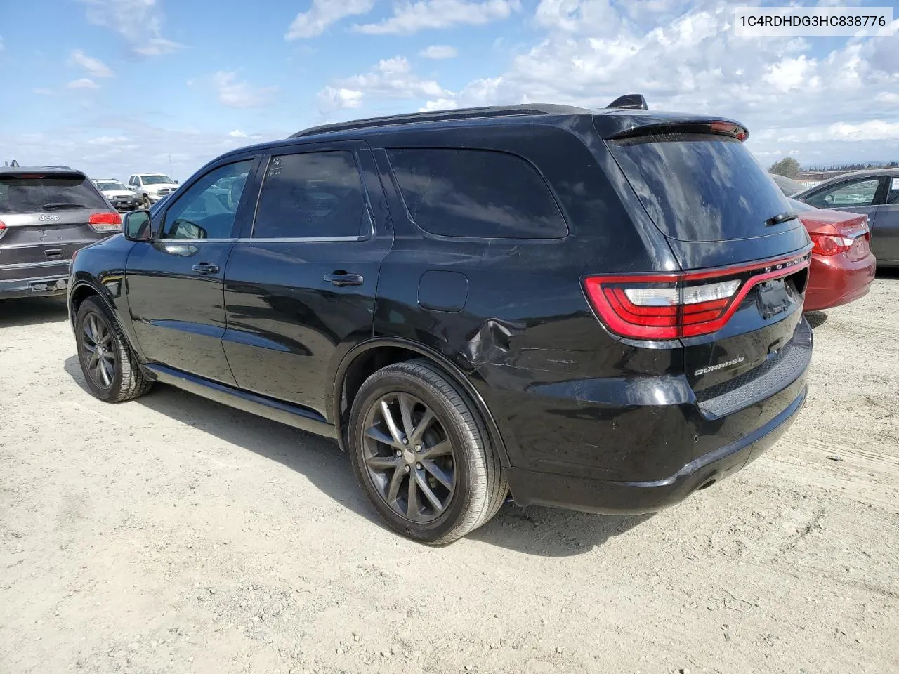 2017 Dodge Durango Gt VIN: 1C4RDHDG3HC838776 Lot: 76766134