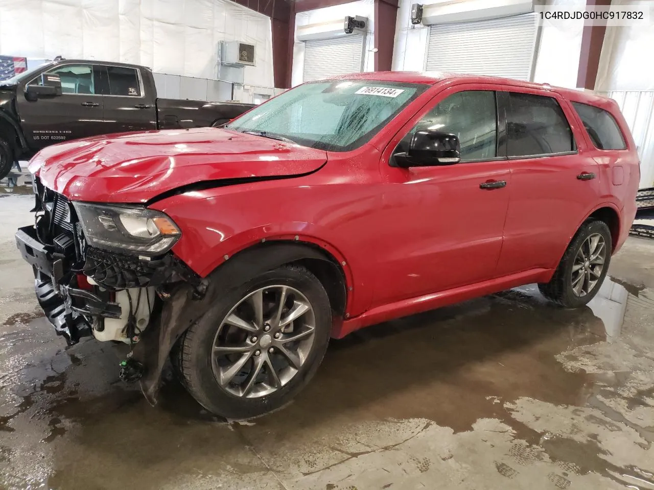 1C4RDJDG0HC917832 2017 Dodge Durango Gt