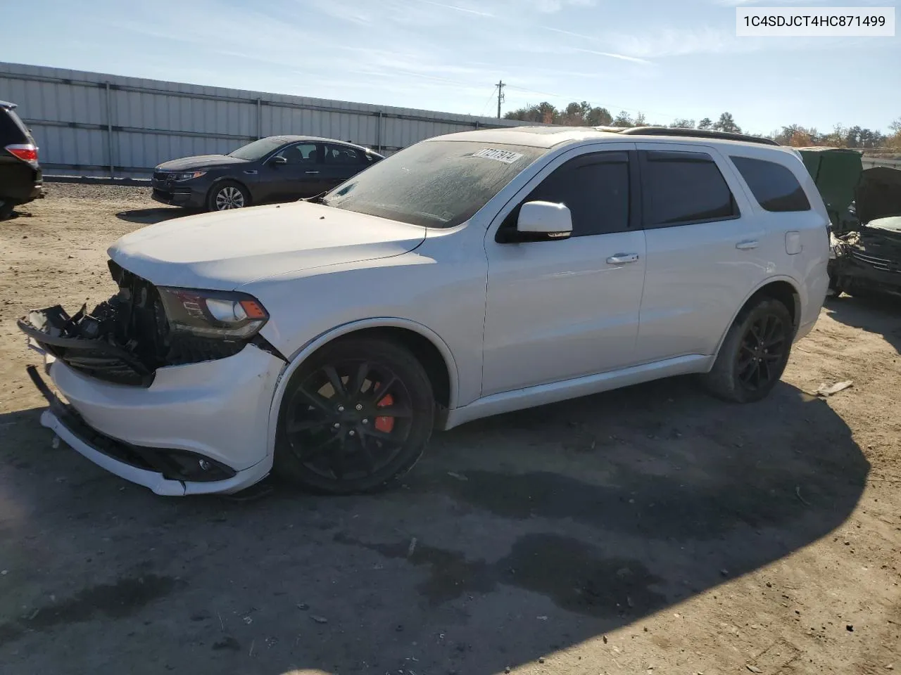 2017 Dodge Durango R/T VIN: 1C4SDJCT4HC871499 Lot: 77217974