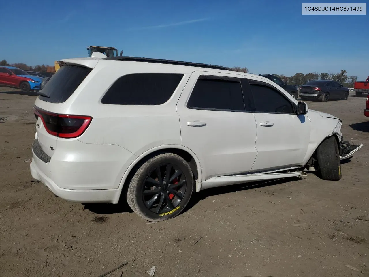 2017 Dodge Durango R/T VIN: 1C4SDJCT4HC871499 Lot: 77217974