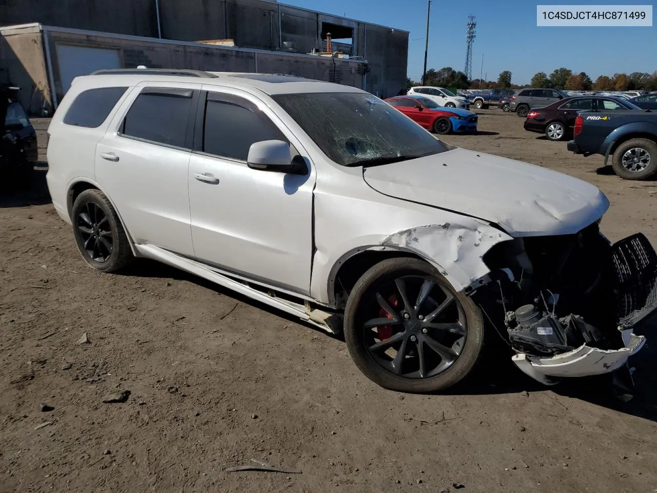 2017 Dodge Durango R/T VIN: 1C4SDJCT4HC871499 Lot: 77217974