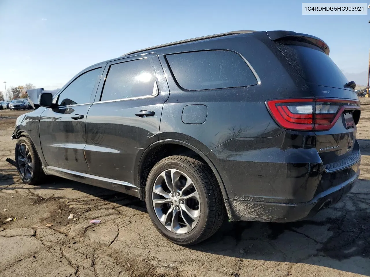 2017 Dodge Durango Gt VIN: 1C4RDHDG5HC903921 Lot: 77404054