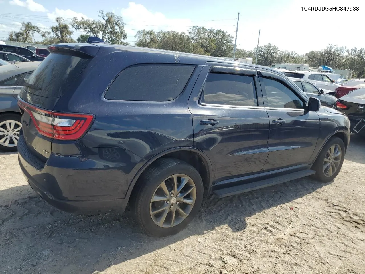 2017 Dodge Durango Gt VIN: 1C4RDJDG5HC847938 Lot: 77404804