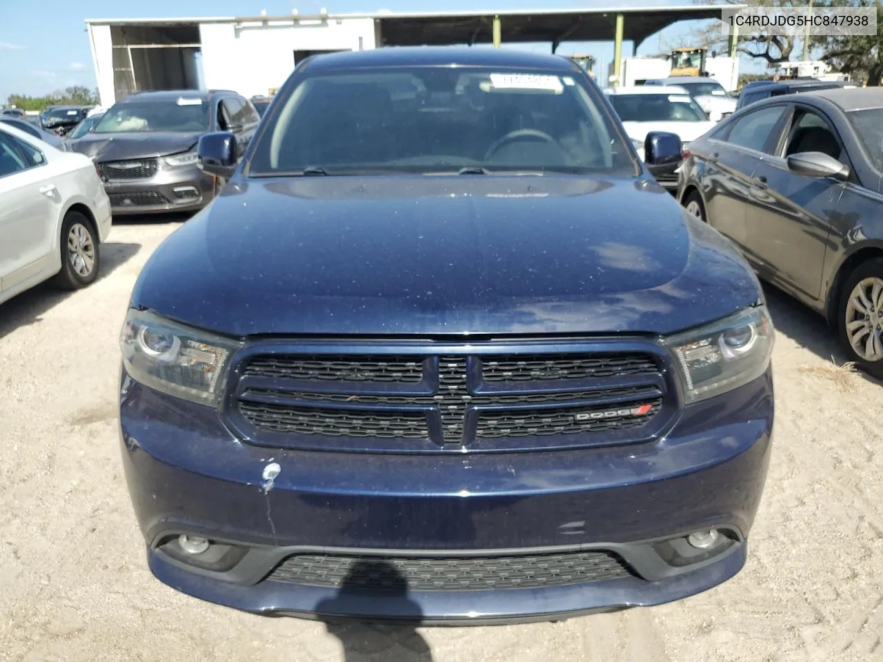 2017 Dodge Durango Gt VIN: 1C4RDJDG5HC847938 Lot: 77404804