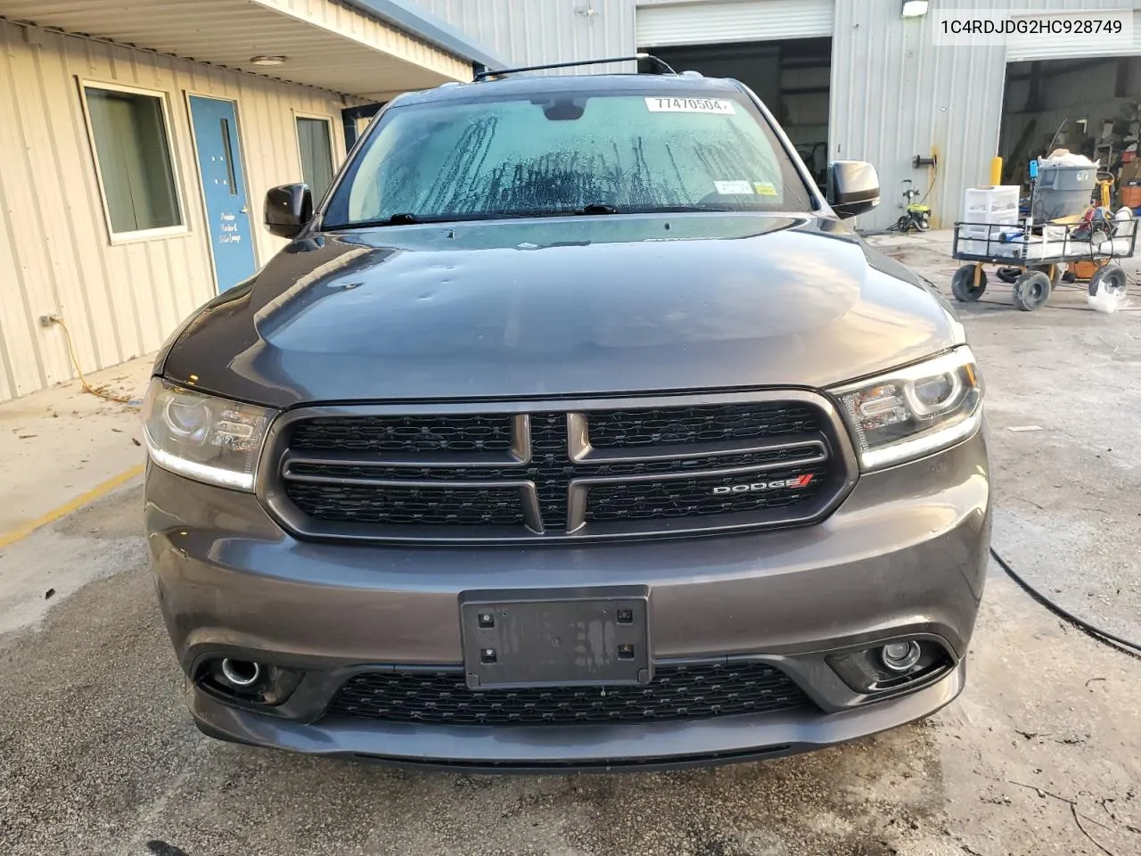 2017 Dodge Durango Gt VIN: 1C4RDJDG2HC928749 Lot: 77470504