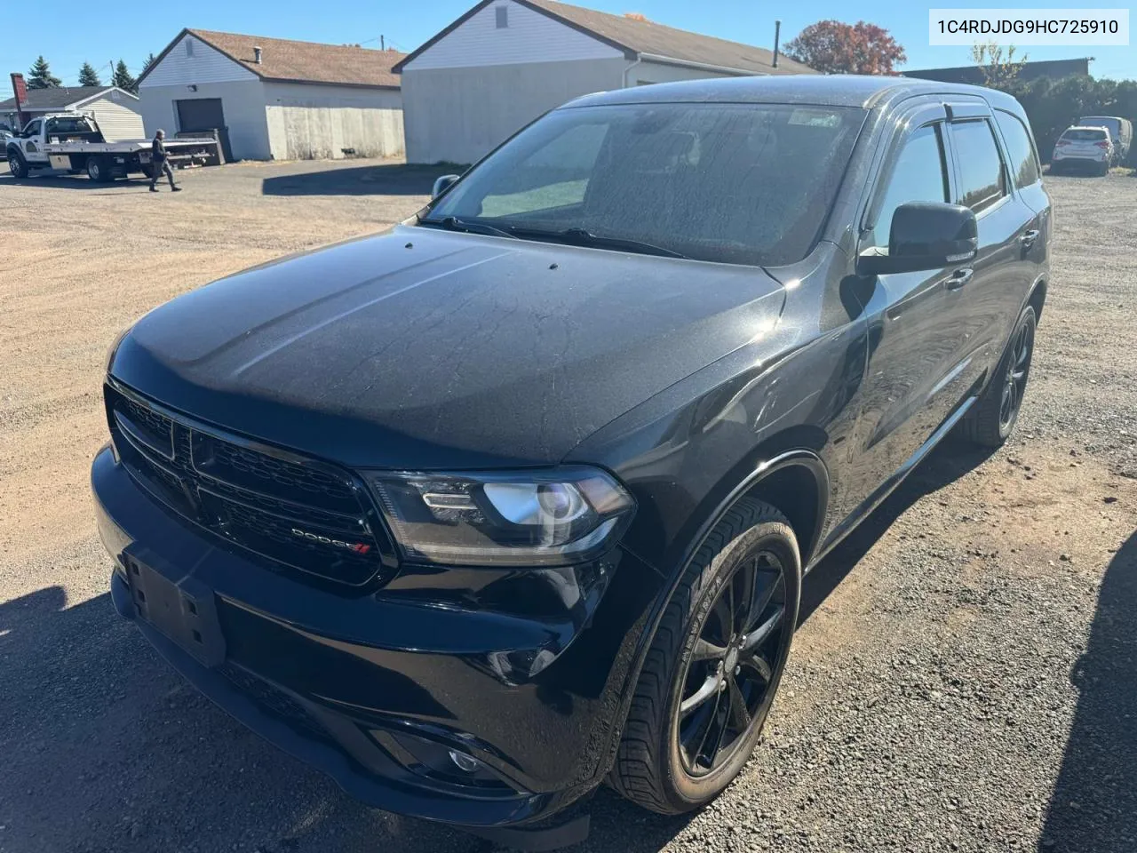 2017 Dodge Durango Gt VIN: 1C4RDJDG9HC725910 Lot: 78206184