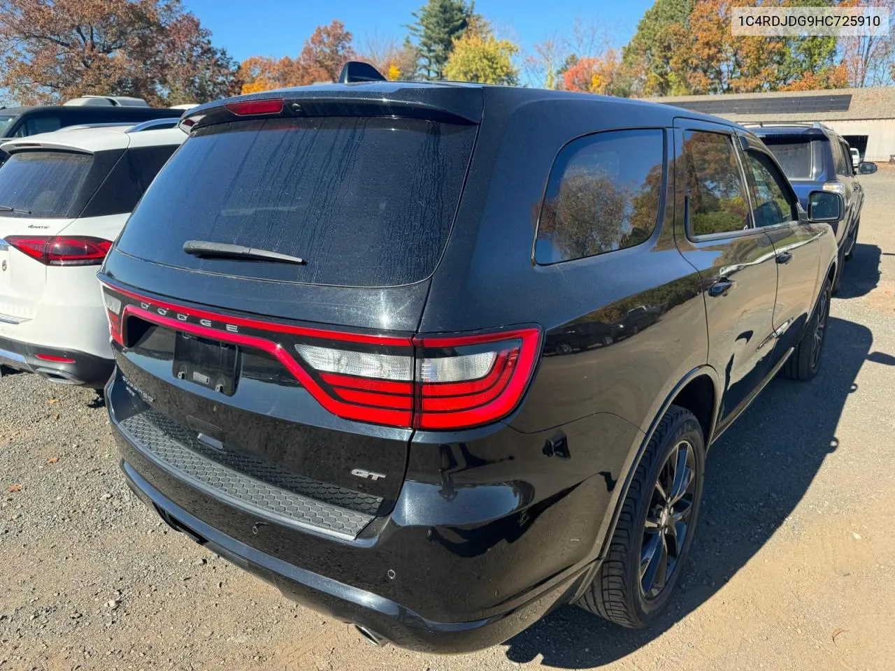 2017 Dodge Durango Gt VIN: 1C4RDJDG9HC725910 Lot: 78206184