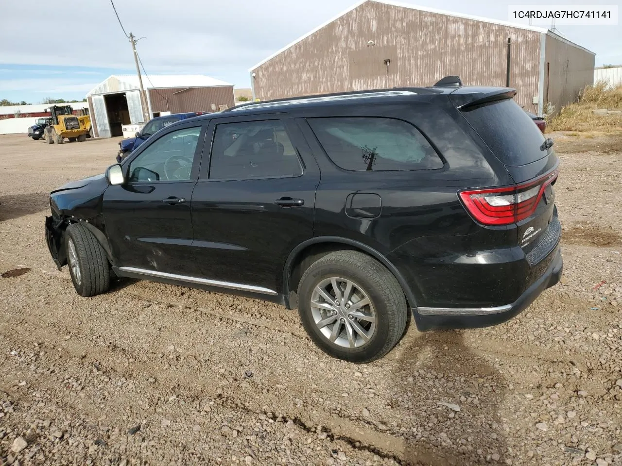 2017 Dodge Durango Sxt VIN: 1C4RDJAG7HC741141 Lot: 78673524