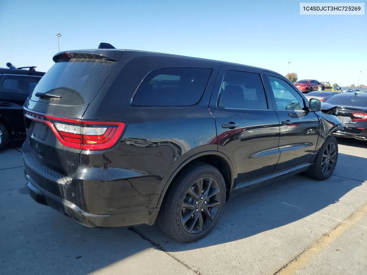 2017 Dodge Durango R/T VIN: 1C4SDJCT3HC725269 Lot: 78865494