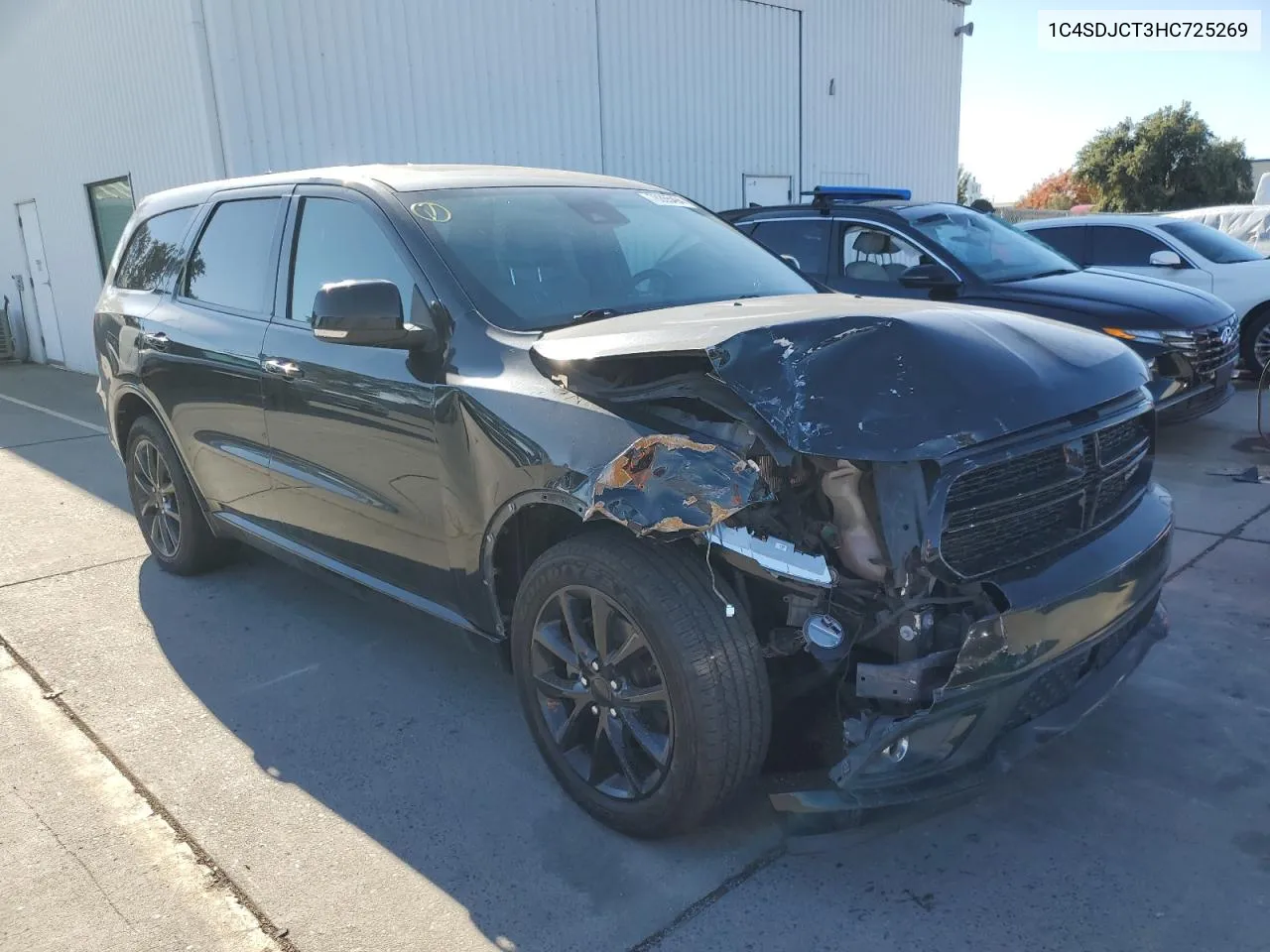 2017 Dodge Durango R/T VIN: 1C4SDJCT3HC725269 Lot: 78865494